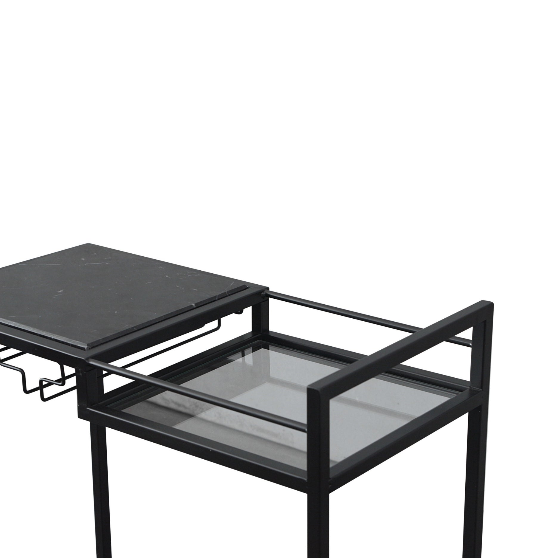 Mason II rullevogn MINI sort metal
